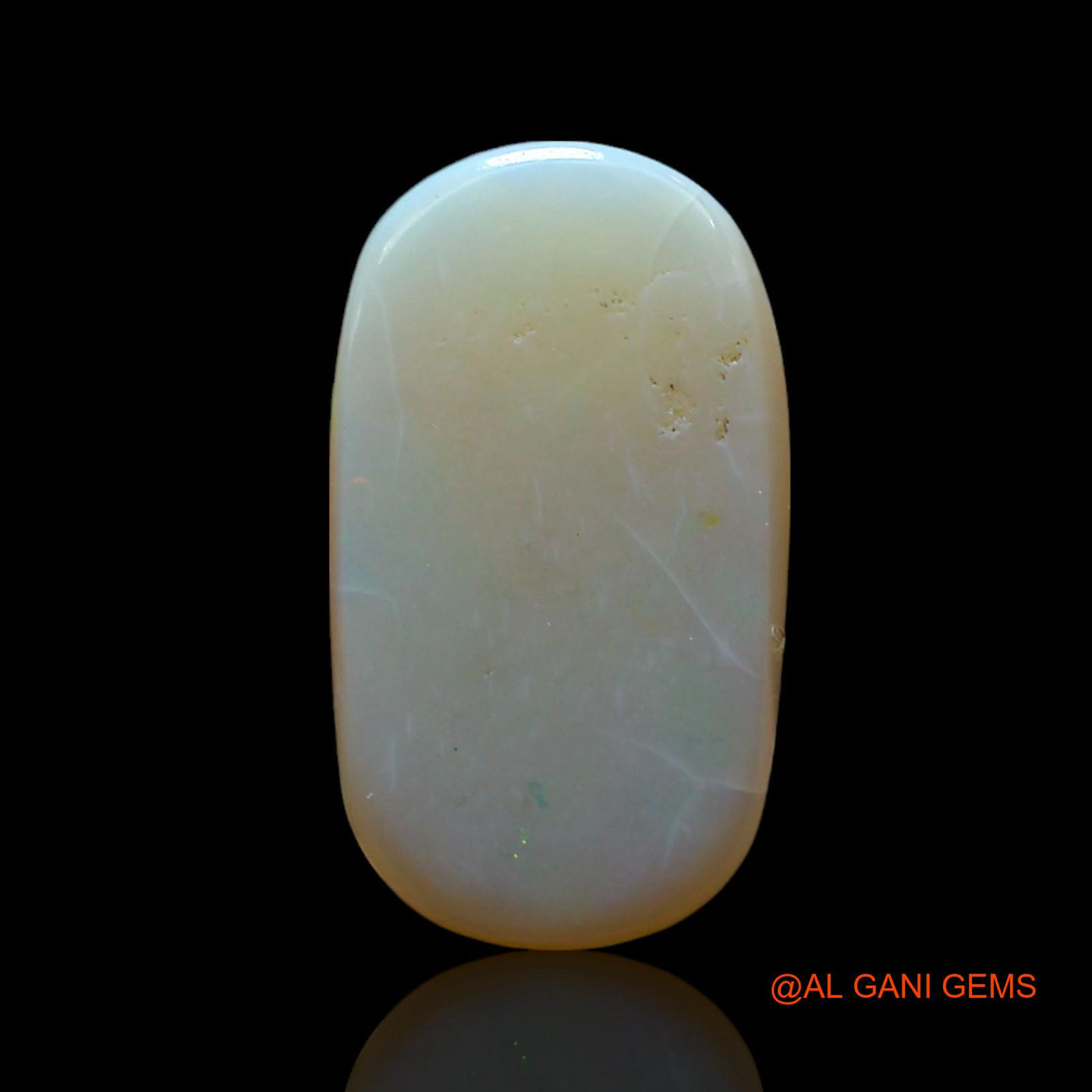 Natural Untreated Fire Opal Loose Gemstone Oval Cabochon From Australia 3.00 Cts 15x8x4 mm AF-160