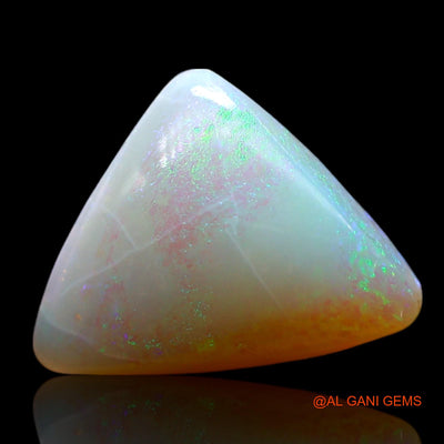 3.00 Cts Unheated Australian Fire Opal Loose Gemstone Trillion Cabochon Natural 13x10x5 mm AF-161