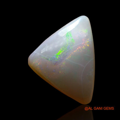 3.00 Cts Unheated Australian Fire Opal Loose Gemstone Trillion Cabochon Natural 13x10x5 mm AF-161