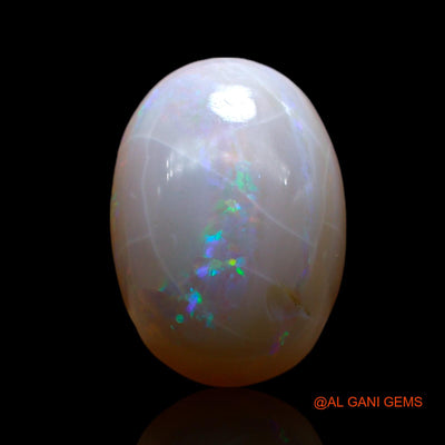 Natural Untreated Fire Opal Loose Gemstone Oval Cabochon From Australia 4.00 Cts 14x9x5 mm AF-165
