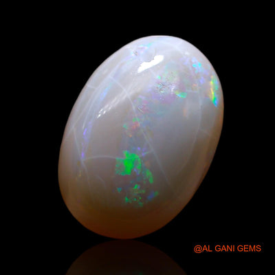 Natural Untreated Fire Opal Loose Gemstone Oval Cabochon From Australia 4.00 Cts 14x9x5 mm AF-165