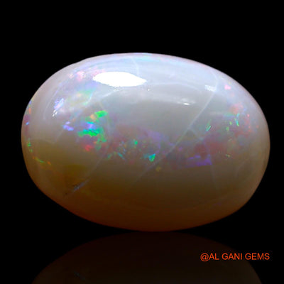 Natural Untreated Fire Opal Loose Gemstone Oval Cabochon From Australia 4.00 Cts 14x9x5 mm AF-165