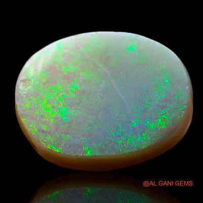 6.00 Cts Unheated Australian Fire Opal Loose Gemstone Oval Cabochon Natural 13x10x5 mm AF-168