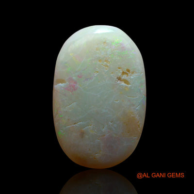 8.00 Cts Natural Australian Fire Opal Loose Gemstone Oval Cabochon 21x14x4 mm AF-16