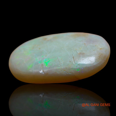 8.00 Cts Natural Australian Fire Opal Loose Gemstone Oval Cabochon 21x14x4 mm AF-16