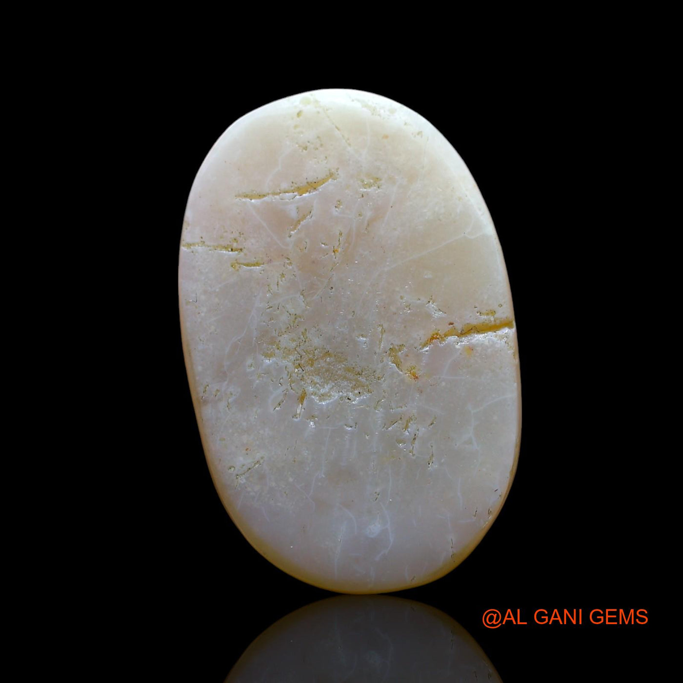 8.00 Cts Natural Australian Fire Opal Loose Gemstone Oval Cabochon 21x14x4 mm AF-16