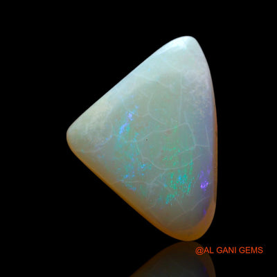 3.00 Cts Natural Australian Fire Opal Trillion Cabochon Loose Gemstone For Jewelry 14x10x4 mm AF-171