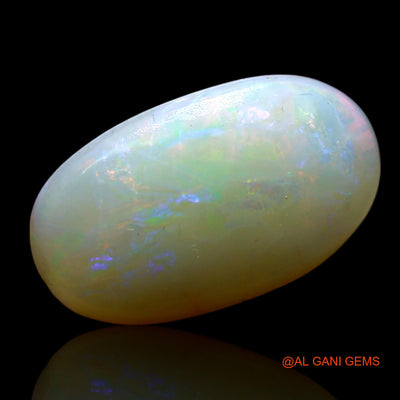 Natural Untreated Fire Opal Loose Gemstone Oval Cabochon From Australia 3.00 Cts 15x9x4 mm AF-173