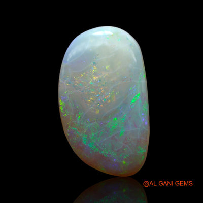 Natural Untreated Fire Opal Loose Gemstone Fancy Cabochon From Australia 2.00 Cts 15x8x2 mm AF-174