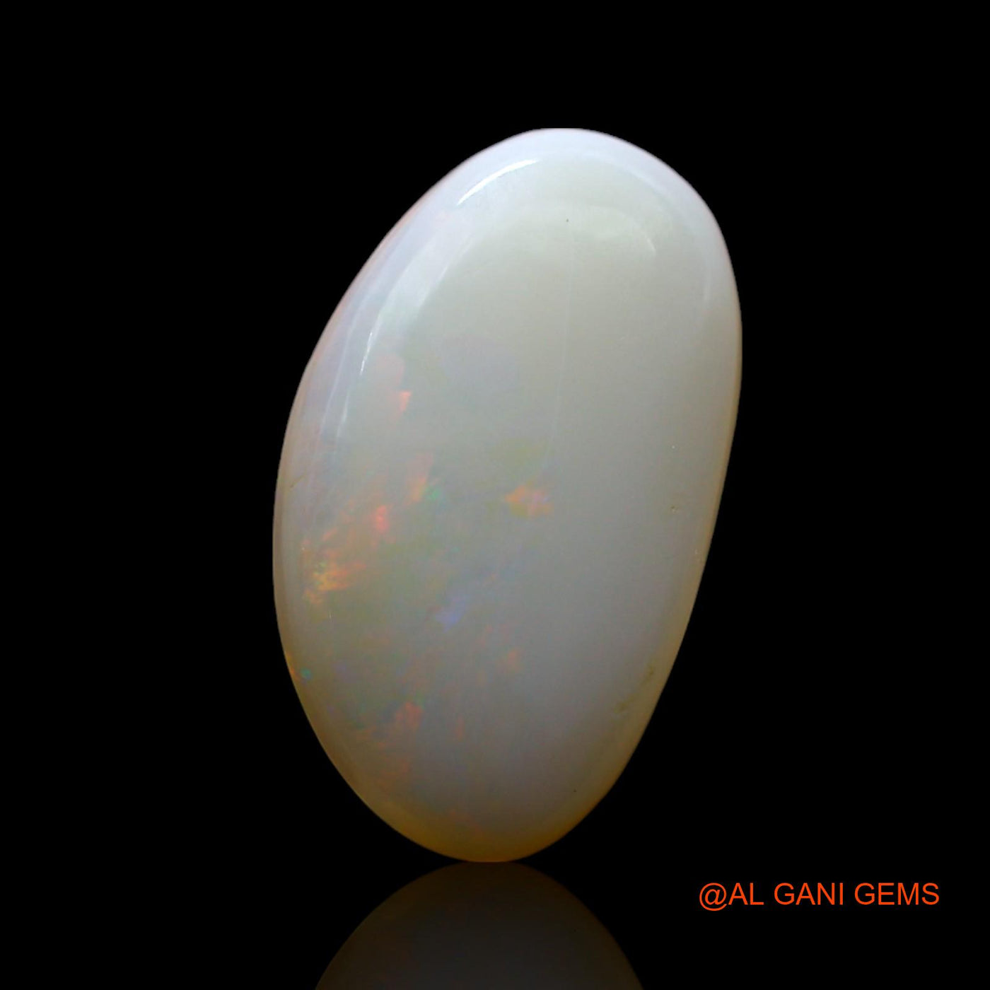 3.00 Cts Natural Australian Fire Opal Loose Gemstone Fancy Cabochon 14x8x4 mm AF-175