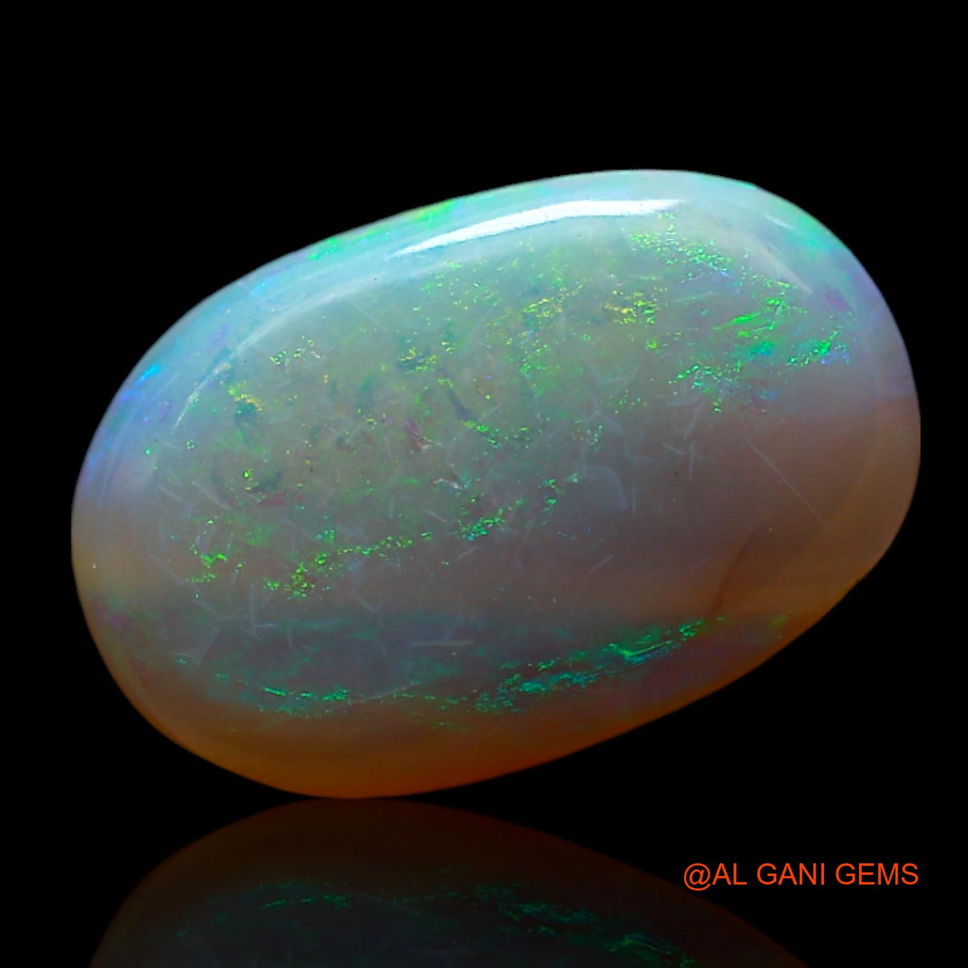 3.00 Cts Natural Australian Fire Opal Loose Gemstone Oval Cabochon 13x9x3 mm AF-177
