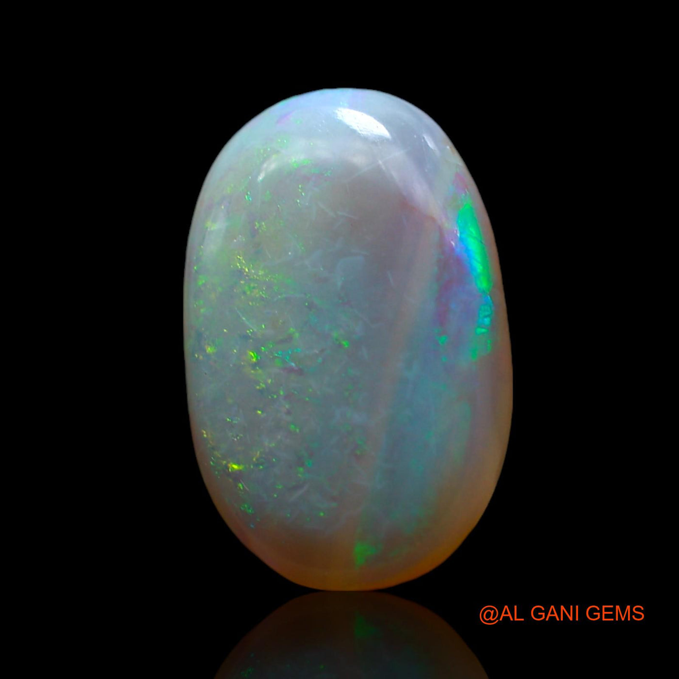 3.00 Cts Natural Australian Fire Opal Loose Gemstone Oval Cabochon 13x9x3 mm AF-177