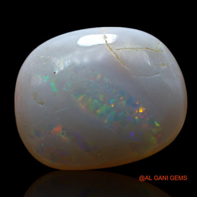3.00 Cts Natural Australian Fire Opal Loose Gemstone Oval Cabochon 12x10x3 mm AF-178