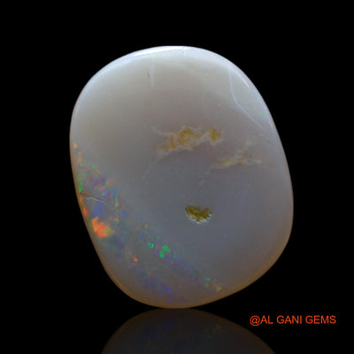 3.00 Cts Natural Australian Fire Opal Loose Gemstone Oval Cabochon 12x10x3 mm AF-178