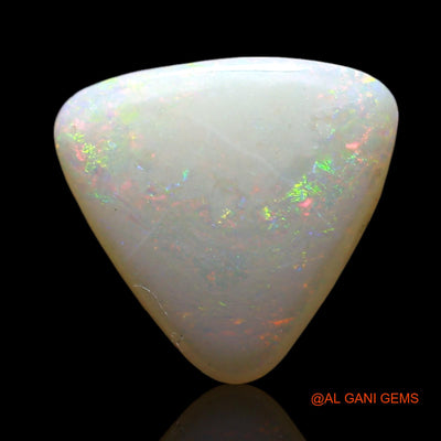 1.00 Cts Natural Australian Fire Opal Loose Gemstone Trillion Cabochon 11x11x2 mm AF-180