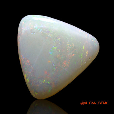 1.00 Cts Natural Australian Fire Opal Loose Gemstone Trillion Cabochon 11x11x2 mm AF-180