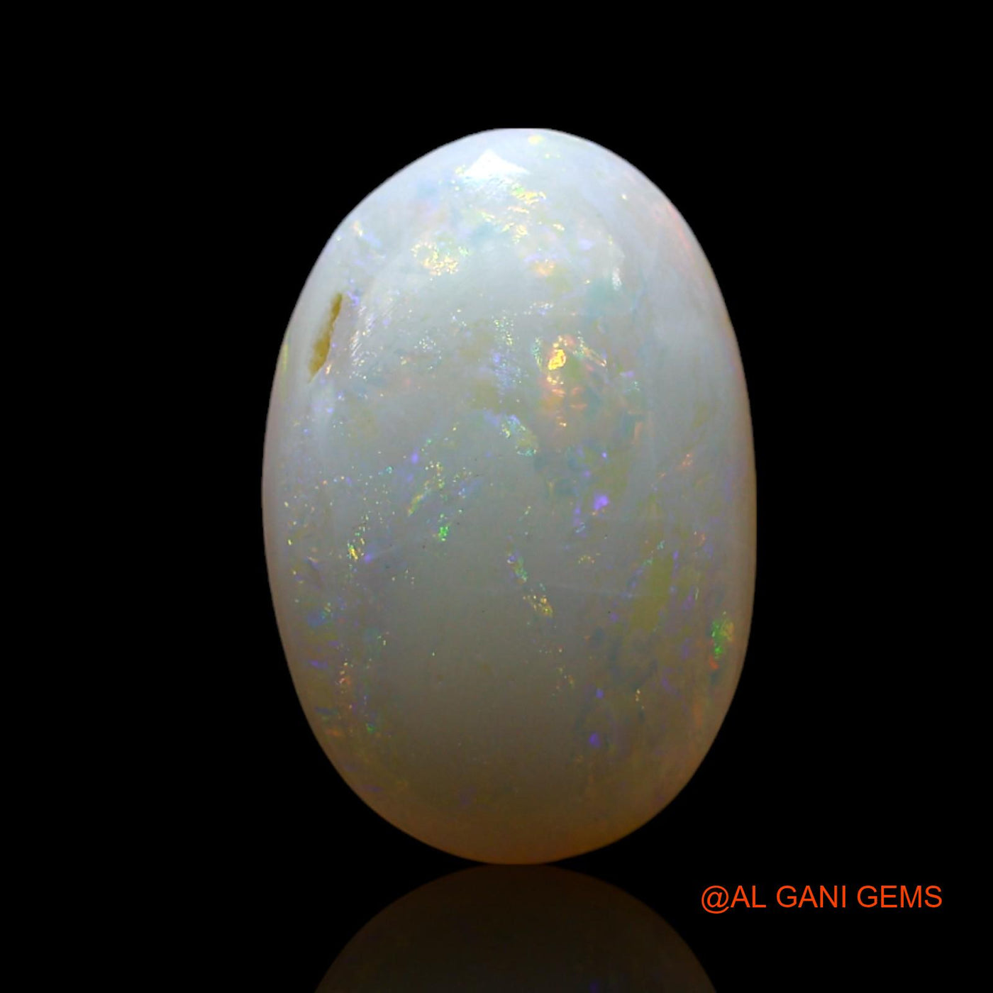 Natural Untreated Fire Opal Loose Gemstone Oval Cabochon From Australia 2.00 Cts 13x9x3 mm AF-182