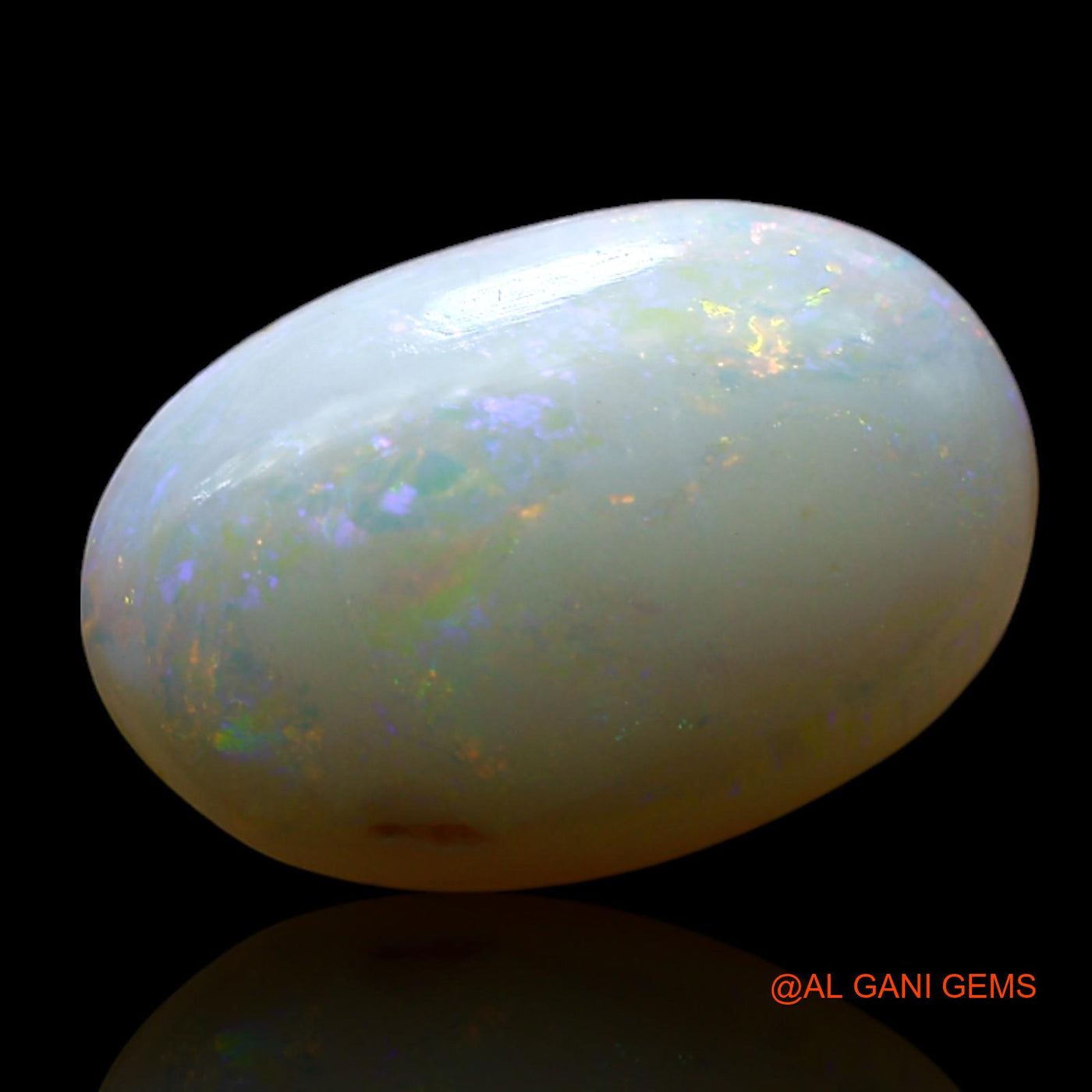 Natural Untreated Fire Opal Loose Gemstone Oval Cabochon From Australia 2.00 Cts 13x9x3 mm AF-182