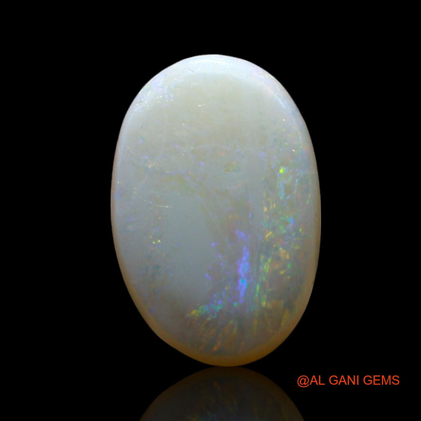 Natural Untreated Fire Opal Loose Gemstone Oval Cabochon From Australia 2.00 Cts 13x9x3 mm AF-182