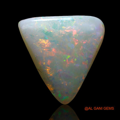 2.00 Cts Natural Australian Fire Opal Trillion Cabochon Loose Gemstone For Jewelry 11x10x3 mm AF-184