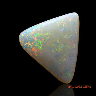 2.00 Cts Natural Australian Fire Opal Trillion Cabochon Loose Gemstone For Jewelry 11x10x3 mm AF-184