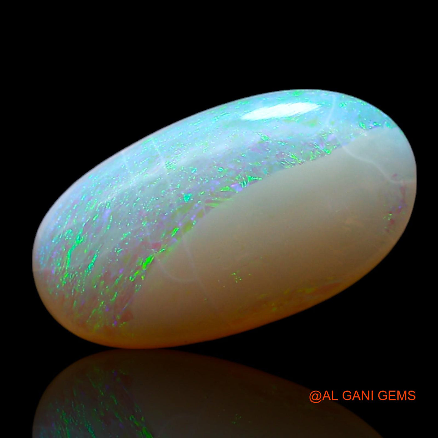 2.00 Cts Natural Australian Fire Opal Loose Gemstone Oval Cabochon 14x8x4 mm AF-186