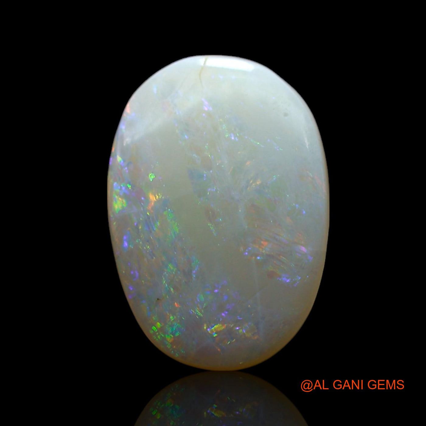 2.00 Cts Natural Australian Fire Opal Loose Gemstone Oval Cabochon 12x9x3 mm AF-188