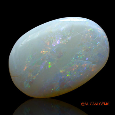 2.00 Cts Natural Australian Fire Opal Loose Gemstone Oval Cabochon 12x9x3 mm AF-188