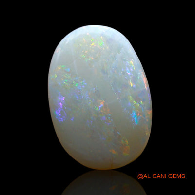 2.00 Cts Natural Australian Fire Opal Loose Gemstone Oval Cabochon 12x9x3 mm AF-188