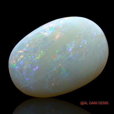 2.00 Cts Natural Australian Fire Opal Loose Gemstone Oval Cabochon 12x9x3 mm AF-188