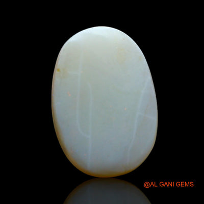 2.00 Cts Natural Australian Fire Opal Loose Gemstone Oval Cabochon 12x9x3 mm AF-188