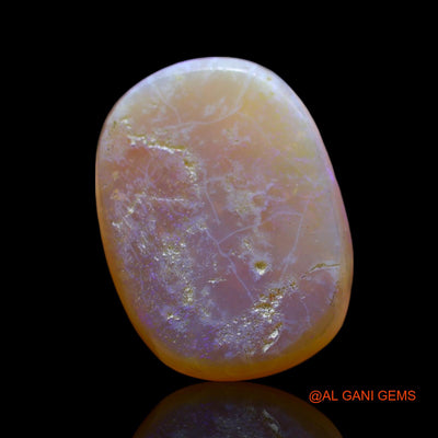 13.00 Cts Natural Australian Fire Opal Oval Cabochon Loose Gemstone For Jewelry 19x14x6 mm AF-18