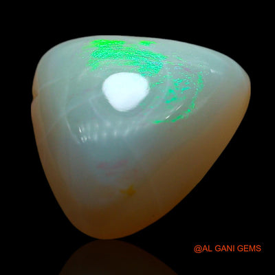 Natural Untreated Fire Opal Loose Gemstone Trillion Cabochon From Australia 3.00 Cts 11x10x4 mm AF-191
