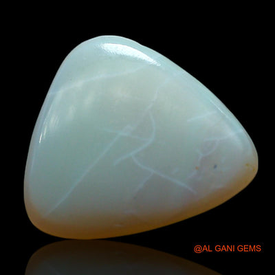 Natural Untreated Fire Opal Loose Gemstone Trillion Cabochon From Australia 3.00 Cts 11x10x4 mm AF-191