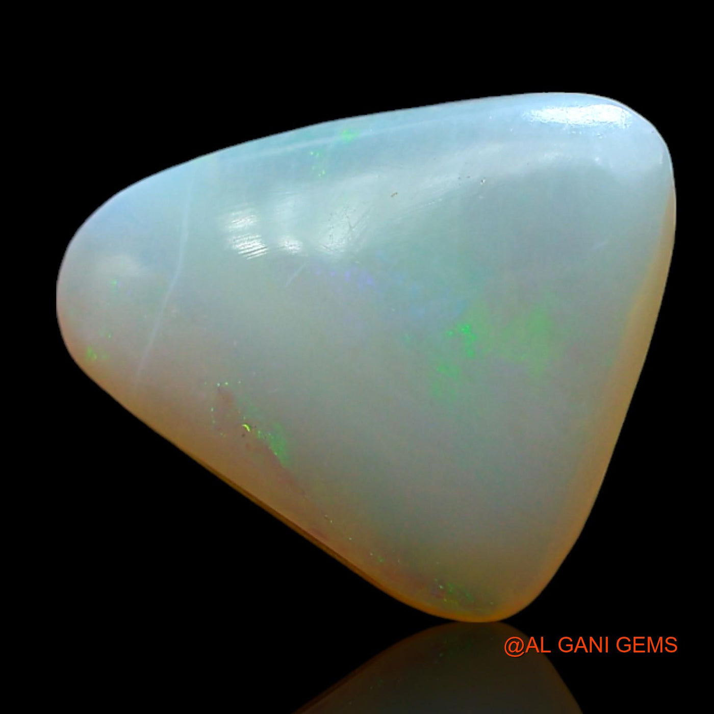 2.00 Cts Natural Australian Fire Opal Loose Gemstone Trillion Cabochon 11x10x3 mm AF-192