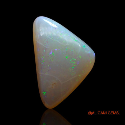 2.00 Cts Natural Australian Fire Opal Loose Gemstone Trillion Cabochon 13x8x3 mm AF-193