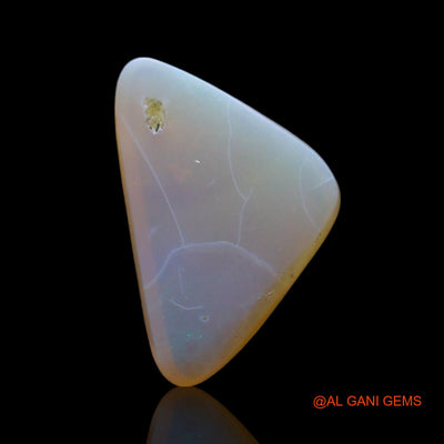 2.00 Cts Natural Australian Fire Opal Loose Gemstone Trillion Cabochon 13x8x3 mm AF-193