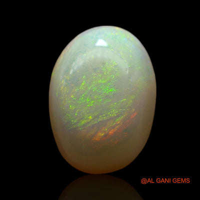 Natural Fire Opal Gemstone 3.00 Cts Loose Oval Cabochon From Australia 12x8x4 mm AF-194