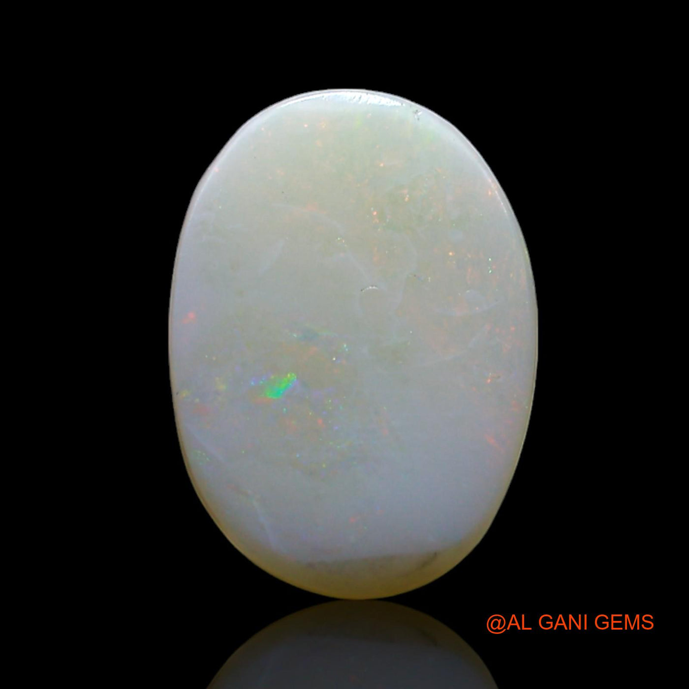 Natural Fire Opal Gemstone 3.00 Cts Loose Oval Cabochon From Australia 12x8x4 mm AF-194
