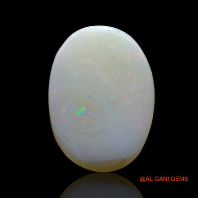 Natural Fire Opal Gemstone 3.00 Cts Loose Oval Cabochon From Australia 12x8x4 mm AF-194