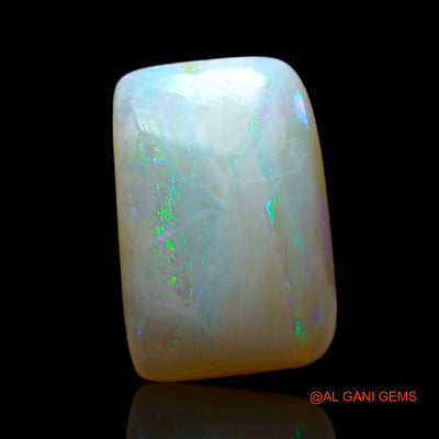 3.00 Cts Natural Australian Fire Opal Loose Gemstone Square Cabochon 11x7x4 mm AF-195