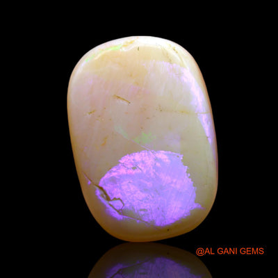 Natural Untreated Fire Opal Loose Gemstone Oval Cabochon From Australia 10.00 Cts 19x14x5 mm AF-19