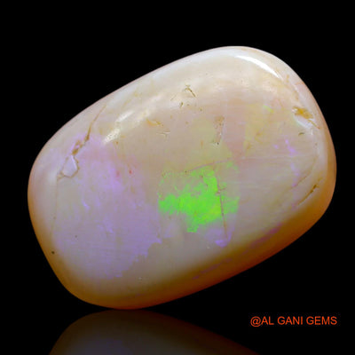 Natural Untreated Fire Opal Loose Gemstone Oval Cabochon From Australia 10.00 Cts 19x14x5 mm AF-19