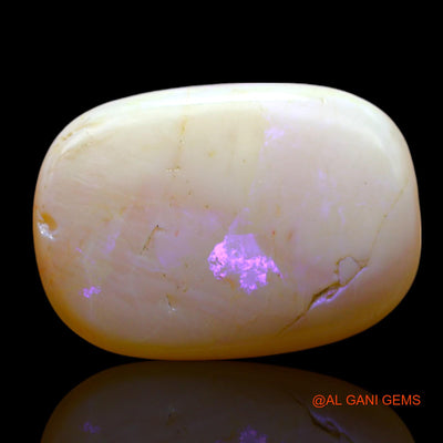 Natural Untreated Fire Opal Loose Gemstone Oval Cabochon From Australia 10.00 Cts 19x14x5 mm AF-19