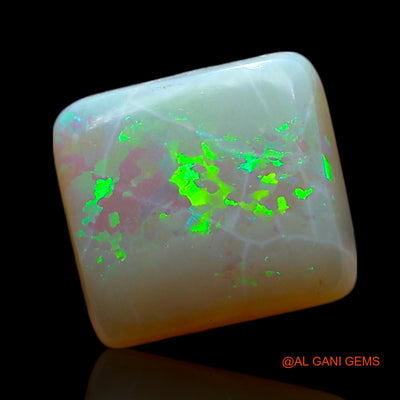 2.00 Cts Natural Australian Fire Opal Loose Gemstone Square Cabochon 10x9x3 mm AF-200