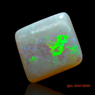 2.00 Cts Natural Australian Fire Opal Loose Gemstone Square Cabochon 10x9x3 mm AF-200