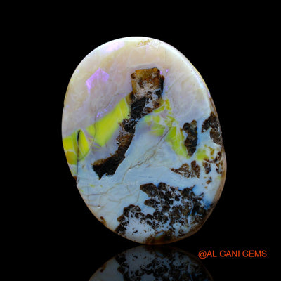 32.00 Cts Natural Australian Fire Opal Loose Gemstone Oval Cabochon 27x20x10 mm AF-201