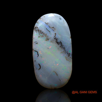 Natural Untreated Fire Opal Loose Gemstone Oval Cabochon From Australia 11.00 Cts 23x12x5 mm AF-203