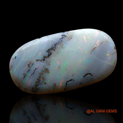 Natural Untreated Fire Opal Loose Gemstone Oval Cabochon From Australia 11.00 Cts 23x12x5 mm AF-203