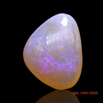 2.00 Cts Natural Australian Fire Opal Loose Gemstone Trillion Cabochon 11x9x3 mm AF-204
